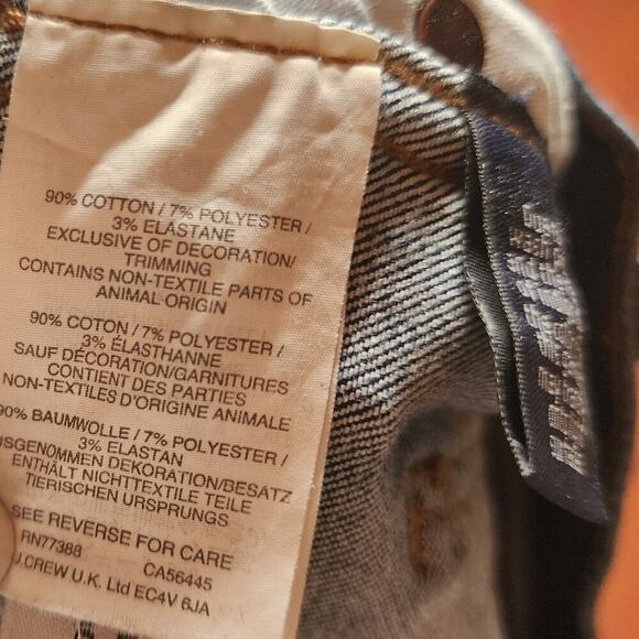 MADEWELL HIGH RISE SKINNY DISTRESSED RAW HEM SIZE 25 - Picture 9 of 10